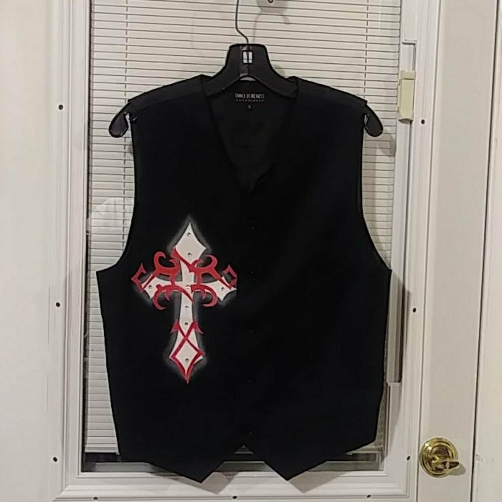 Men's Custom Airbrushed Design Vest